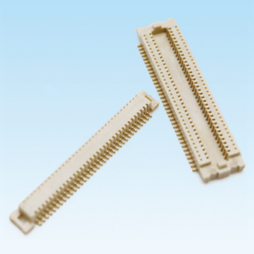 七星Pitch 0.5mm high 1.5-2.5 single slot direct insertion male female socket board to board connector
