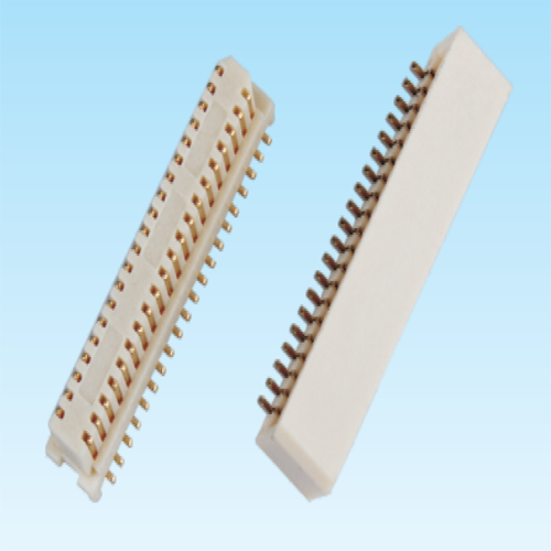 七星Pitch 0.5mm high 5.0 single slot side plug-in male and female socket board to board connector
