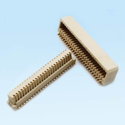 乐亭Pitch 0.8mm high 5.0 single slot side plug-in male and female socket board to board connector
