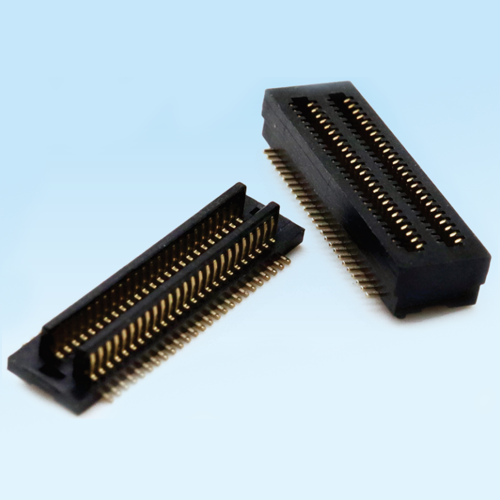 七星Pitch 0.5mm high 3.0-8.5 double slot straight insertion male and female socket board to board connector
