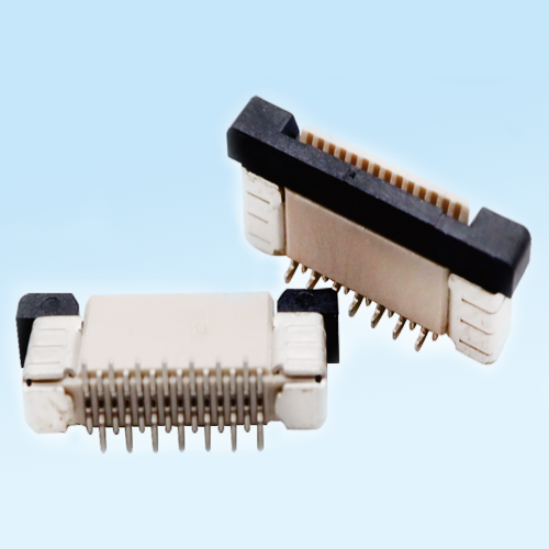 龙岗0.5Pitch vertical pull-out H4.4&4.95 positive and negative pin FPC connectors
