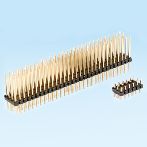 锦山镇Pin header 2.0mm can be customized with 3-4 rows of H=1.0, 1.5, 2.0 connectors
