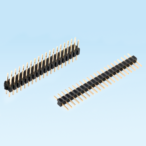 锦山镇Pin header 2.0mm conventional single and double row DIP straight pin plug-in connector

