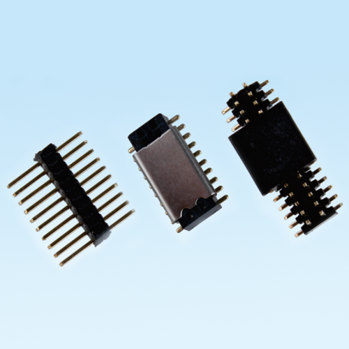 罗源Female header 0.8mm single and double row SMT plug-in connectors
