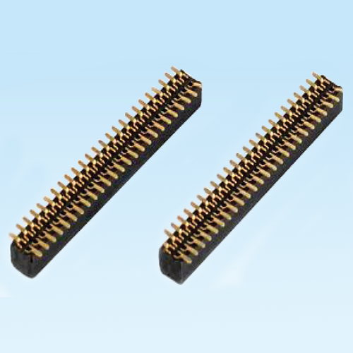 罗源Female header 1.0mm SMT double row H2.0 patch connector with positioning
