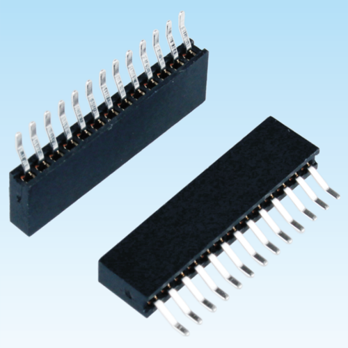 太湖Female header 1.27mm SMT single and double row plastic 4.3 horizontal connector
