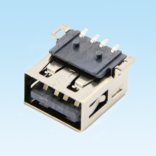后安镇USB 2.0 female socket 4Pin flat mouth horizontal SMT
