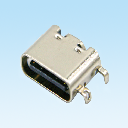 后安镇TYPE C female socket 16Pin sinking plate 0.8/1.6 four pin plug-in
