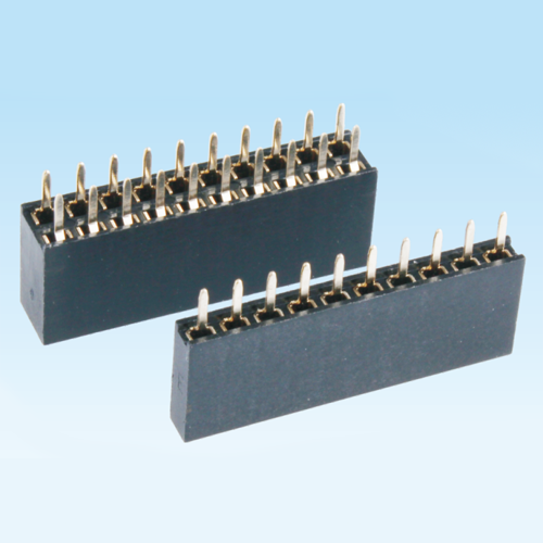 罗源Female header 2.54mm DIP single and double row H3.5, 5.0, 7.1, 8.5 straight needle
