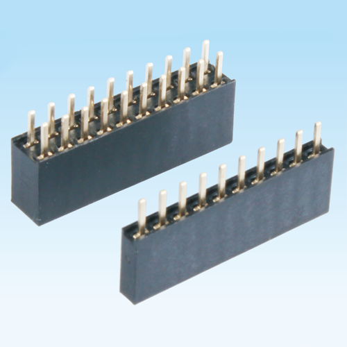 罗源Female header 2.0mm DIP single and double row H2.0, 4.3, 6.35 straight pin connectors

