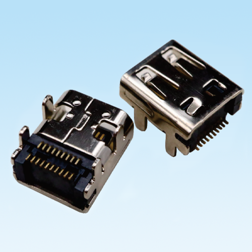 秀峰HDMI-D TYPE 19Pin Four legs DIP
