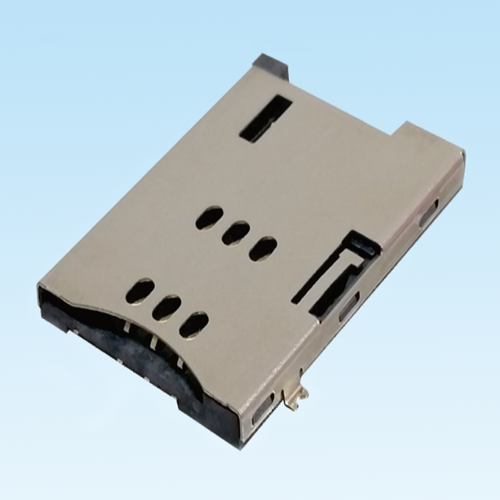唐县MINI SIM CARD PUSH Integrated detection 6+2PIN H=2.2
