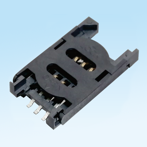 唐县2.54 fully plastic SIM CARD 6/8PIN flip cover
