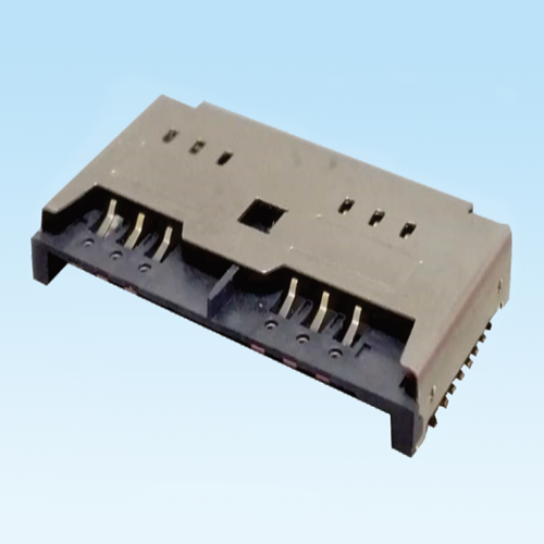 唐县PH2.54 bottom suspended bridge type gearless double row SIM CARD H=3.25/3.8
