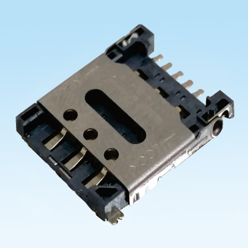 唐县NANO SIM 6PIN flip card connector H=1.45
