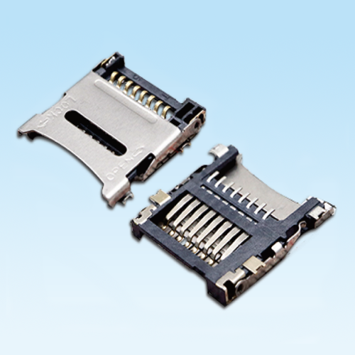 赫章MICRO T-FLASH 8PIN Lift type H=1.5-1.8
