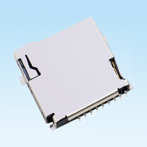 赫章MICRO PUSH T-FLASH External welding type 9PIN H=1.85
