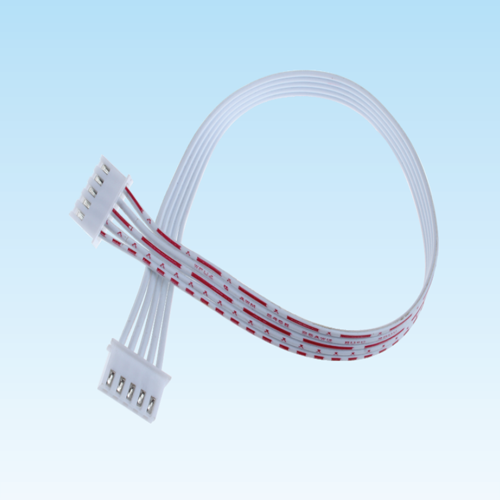 南沙2.5mm single and double ended red and white parallel wire in the same/opposite direction terminal wire
