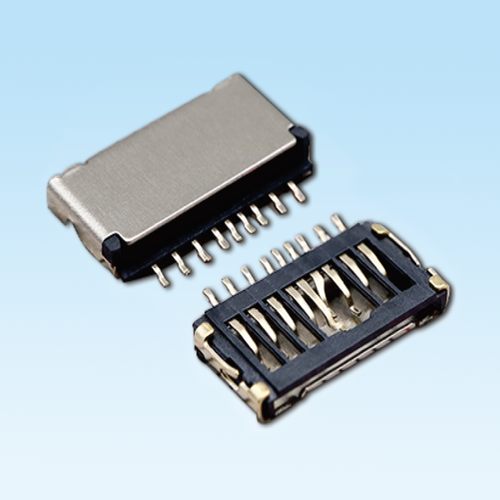 赫章MICRO T-FLASH 9PIN short type band detection H=1.5-1.7
