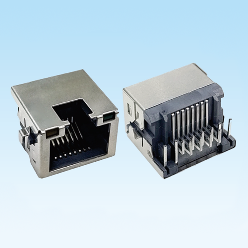 江南RJ45 socket 4.3 sinking plate with light package shielding
