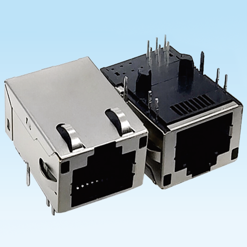 江南RJ45 100Mbps single port with LED light
