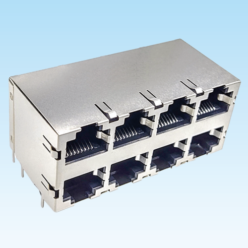 江南RJ45 2X4 without light strip shielding and filter
